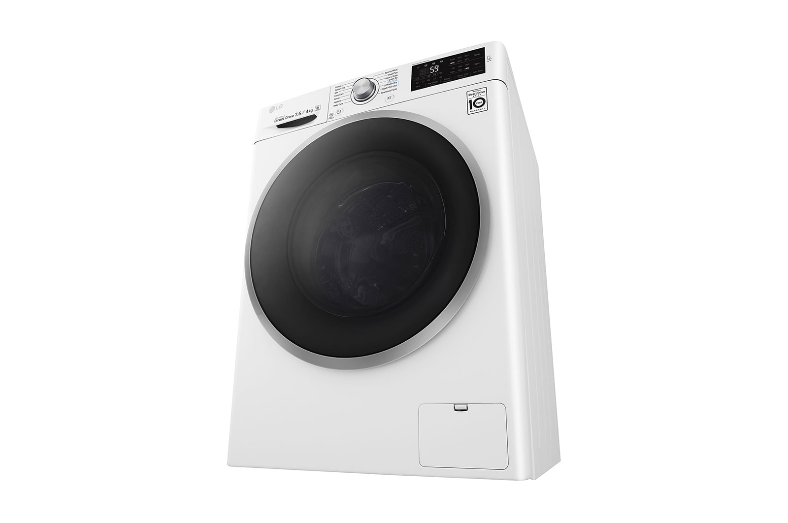 LG 7.5kg/4kg Front Loader Washer Dryer Combo with 6 Motion Direct Drive, WDC1475NCW