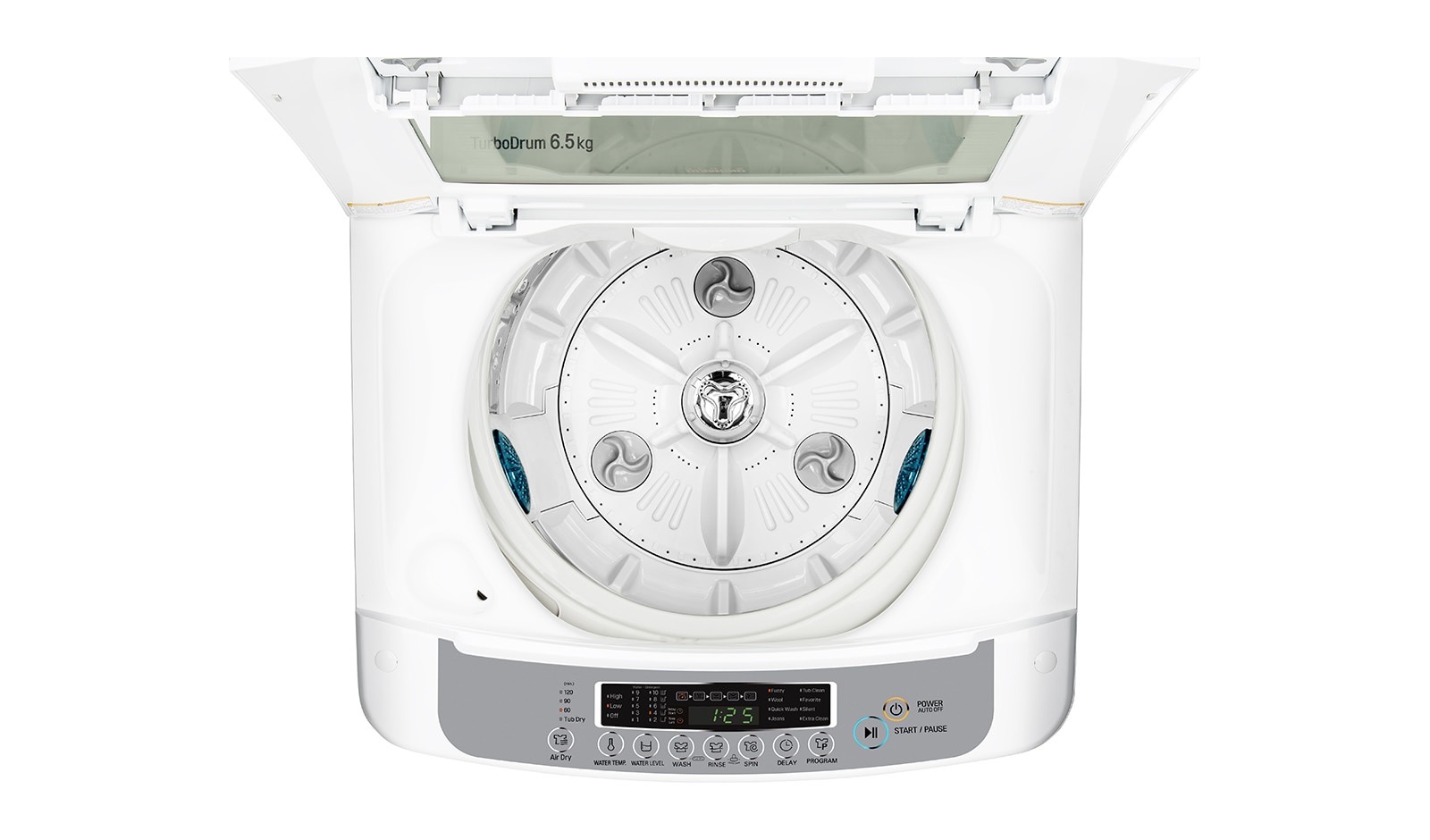 LG 6.5kg Top Load Washing Machine, WF-T6572