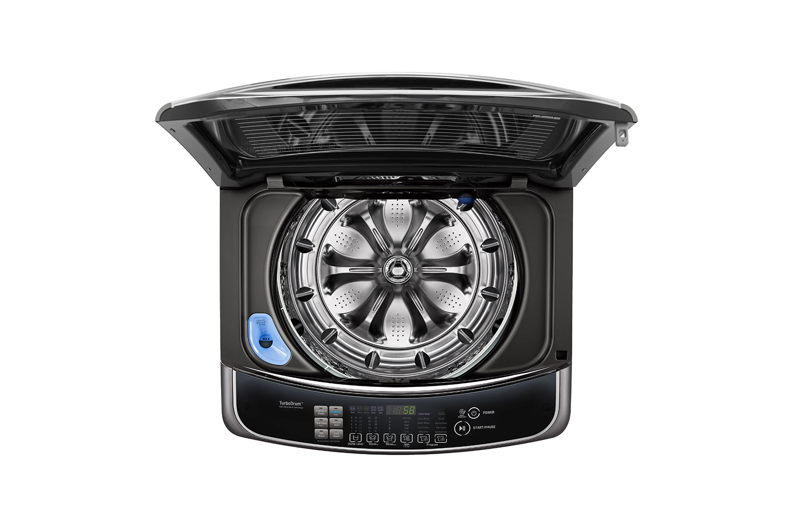 LG 10kg Top Load Washing Machine with TurboClean3D™, WTG1034BF