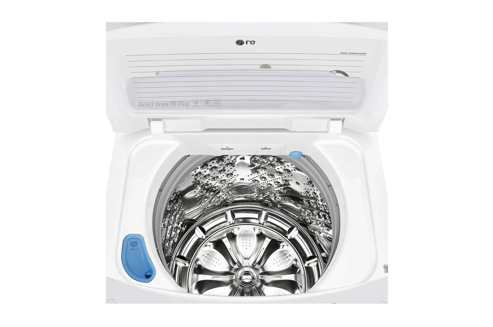 LG 10kg Top Load Washing Machine with TurboClean3D™, WTG1034WF