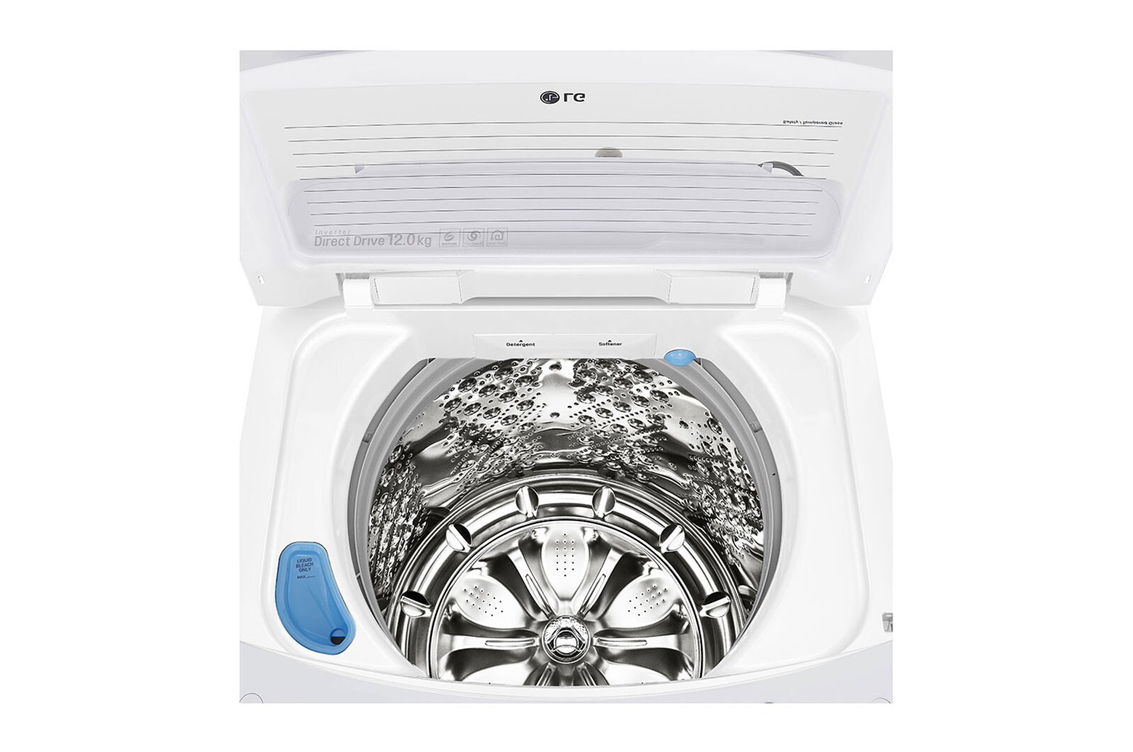 LG 12kg Top Load Washing Machine with TurboClean3D™, WTG1234WF