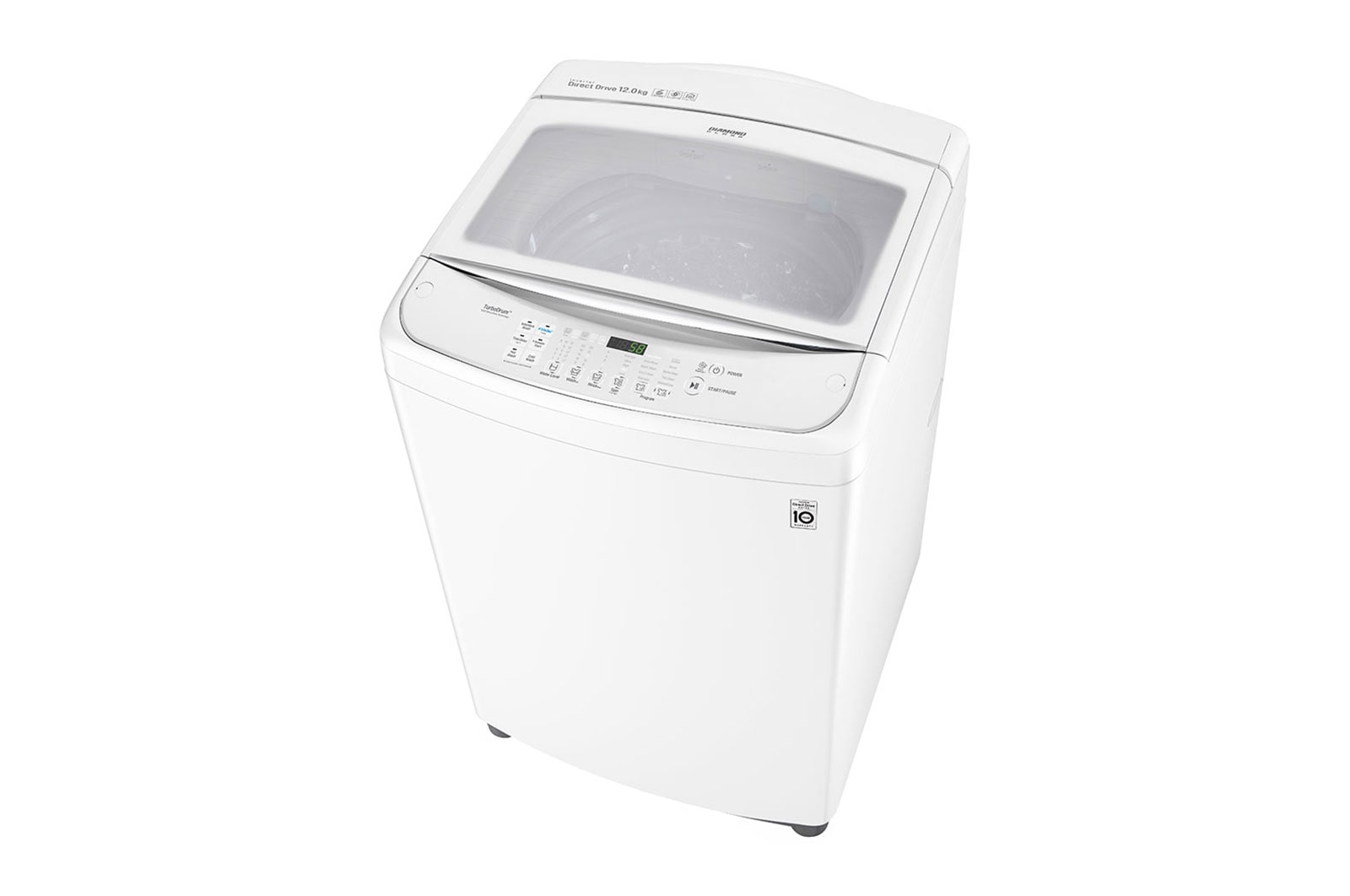 LG 12kg Top Load Washing Machine with TurboClean3D™, WTG1234WF