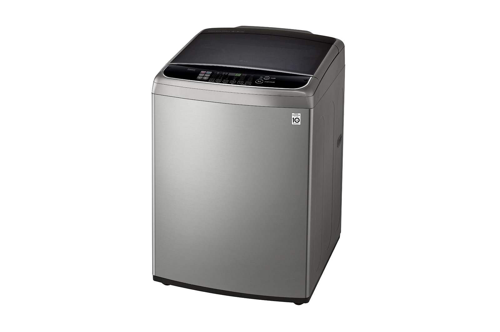 LG 14kg Top Load Washing Machine with TurboClean3D™ - Stone Silver Finish, WTG1434VHF