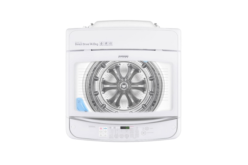 LG 14kg Top Load Washing Machine with TurboClean3D™, WTG1434WHF