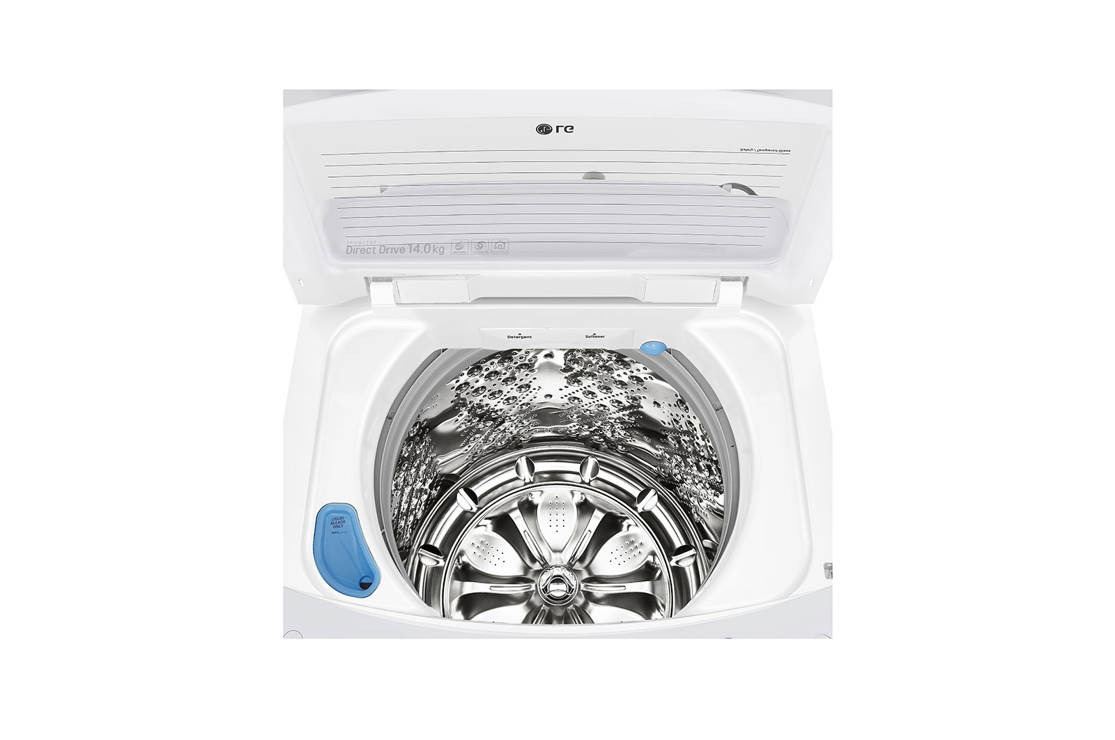 LG 14kg Top Load Washing Machine with TurboClean3D™, WTG1434WHF