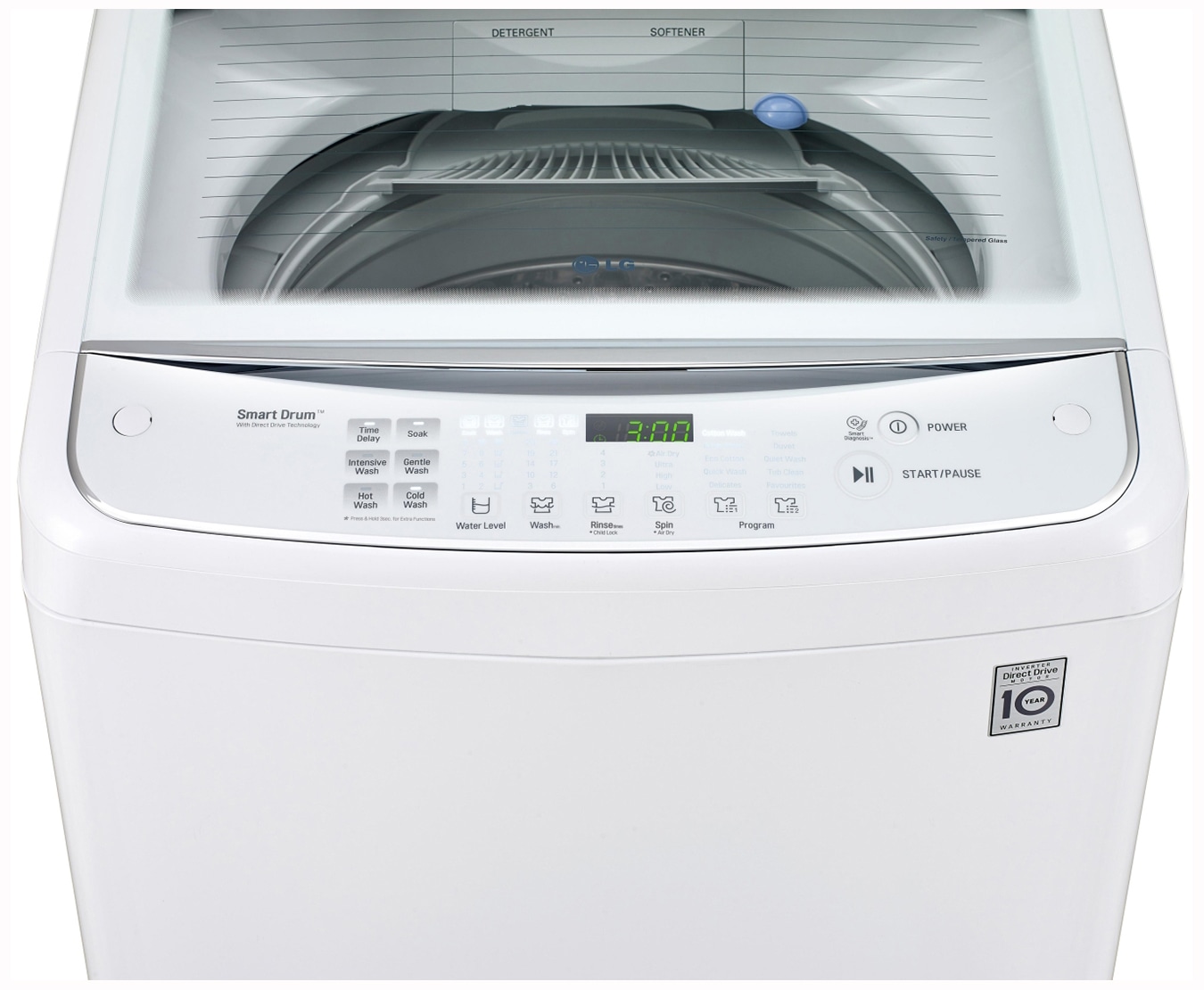 LG 6.5kg Top Load Washing Machine, WTG6532W