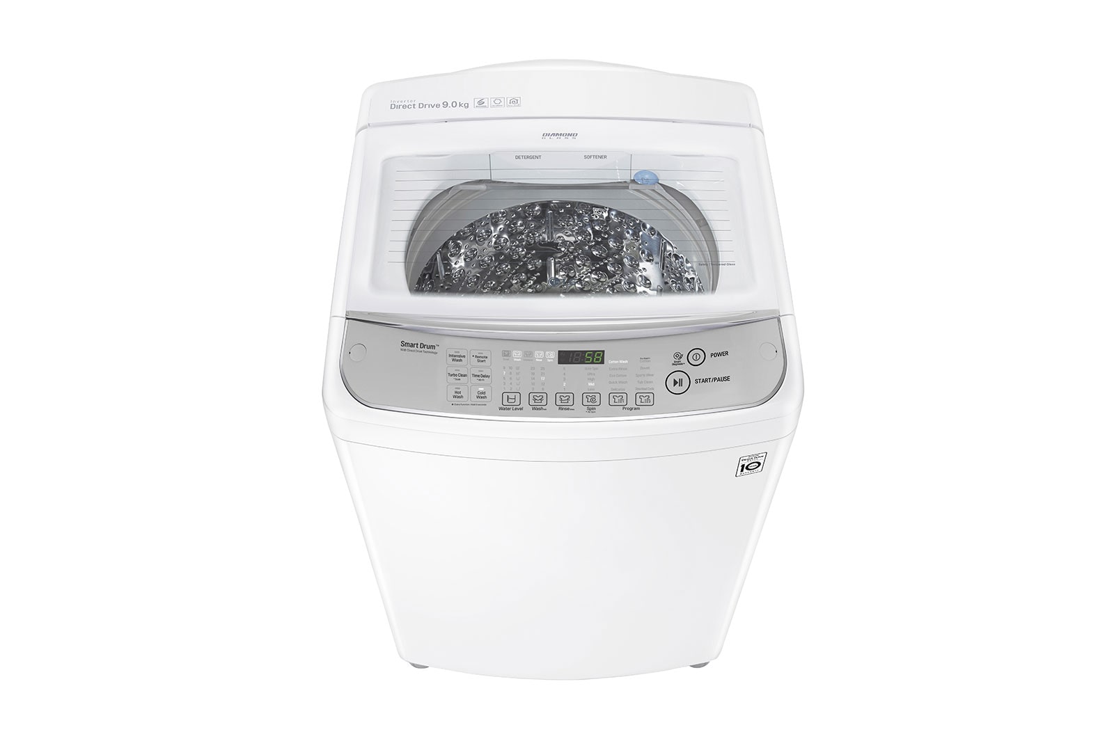 LG 9kg Top Load Washing Machine with 6 Motion Direct Drive & Smart THINQ™, WTG9032WF