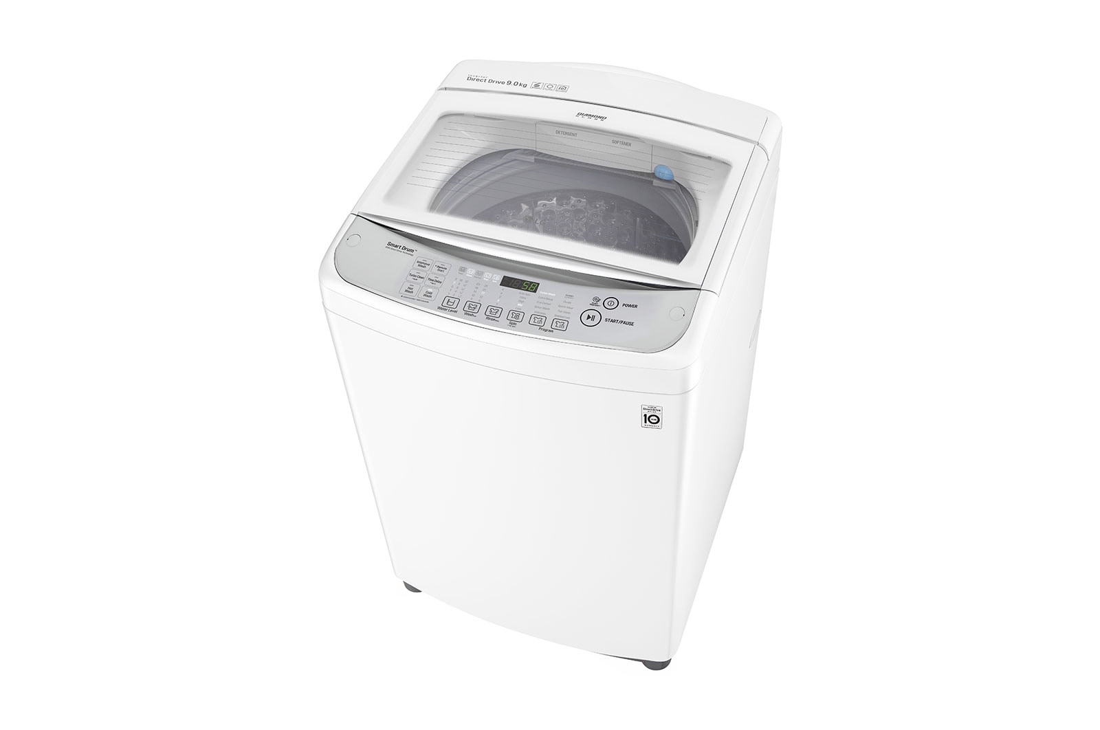 LG 9kg Top Load Washing Machine with 6 Motion Direct Drive & Smart THINQ™, WTG9032WF