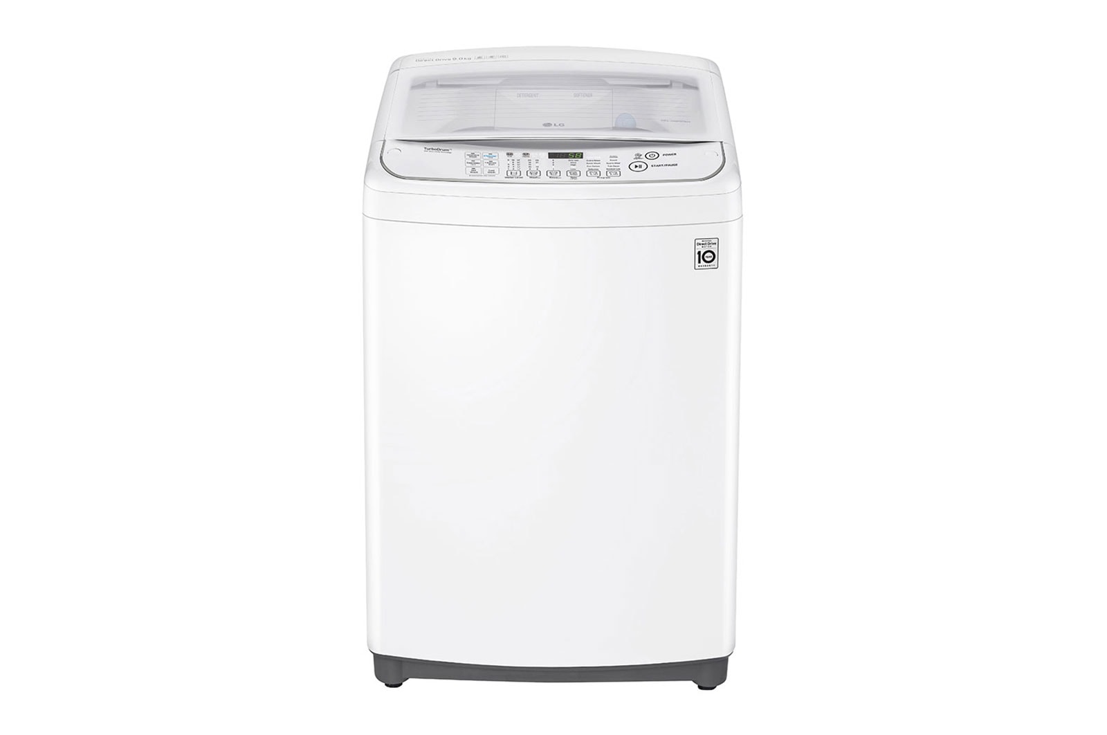 Front view of 9kg Top Load Washing Machine with TurboClean3D™ WTG9034WF