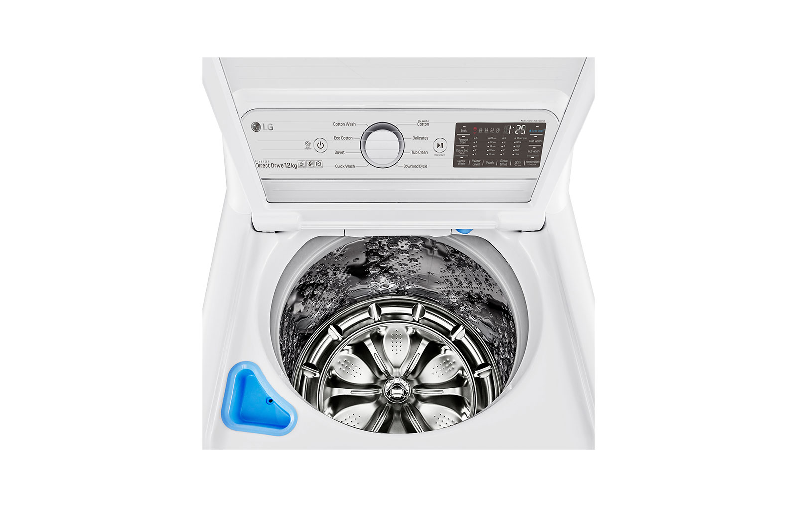 LG 12kg Top Load Washing Machine with TurboClean3D™, WTR1234WF