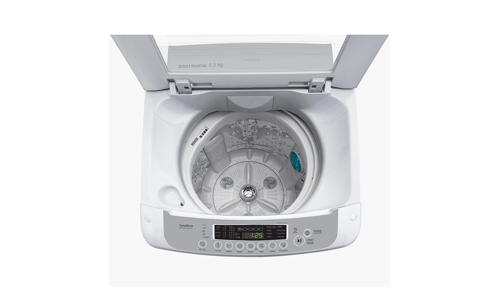 LG 6.5kg Top Load Washing Machine with Smart Inverter Control, WTS6520