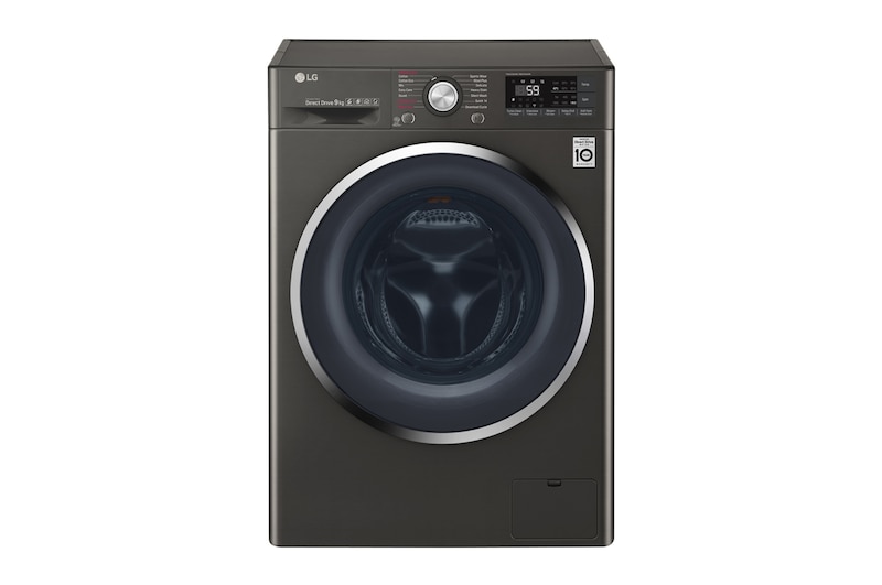 Front view of 9kg Front Load Washing Machine with Vapour WTW1409VCB