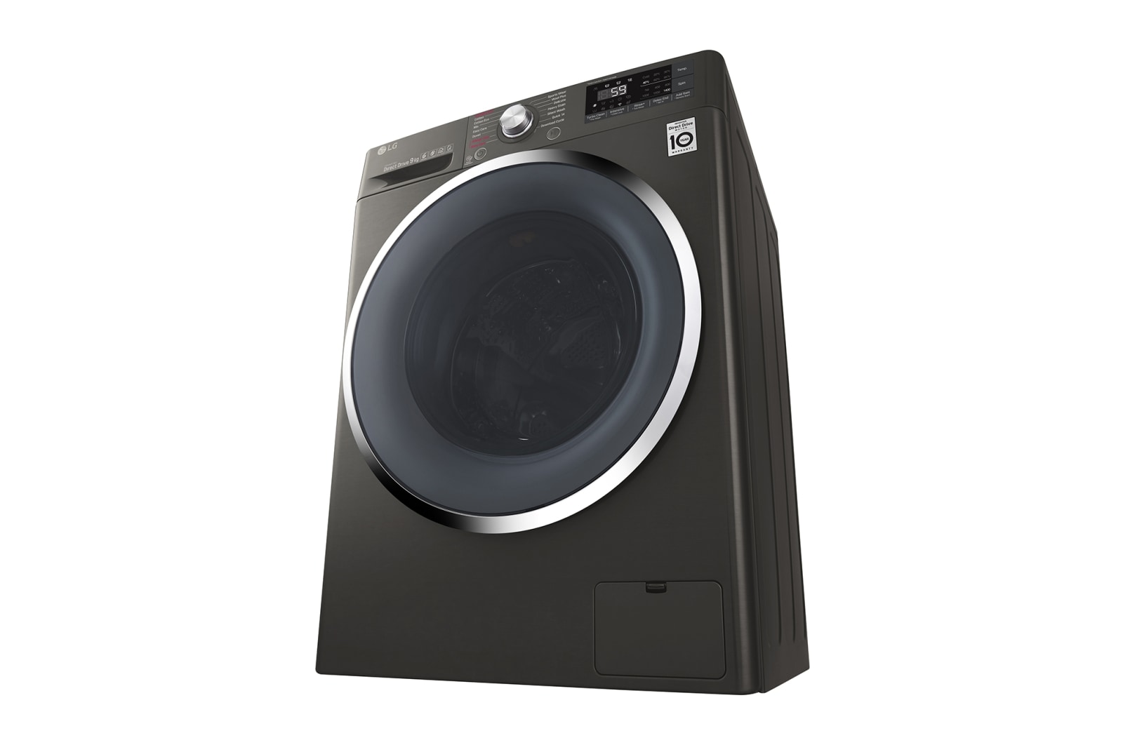 LG 9kg Front Load Washing Machine with Vapour, WTW1409VCB