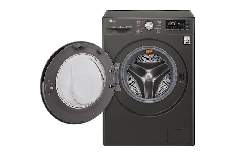 LG 9kg Front Load Washing Machine with Vapour, WTW1409VCB