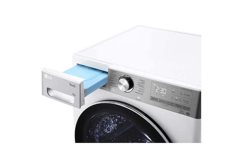 LG Series 10 Washing Machine + Dryer Stacking Kit, WV10-1410SW