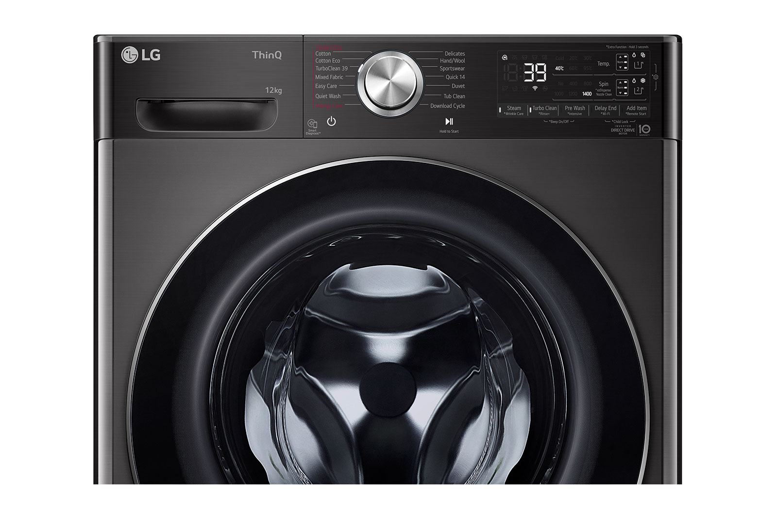 LG 12kg Series 10 Front Load Washer - ezDispense, WV10-1412B