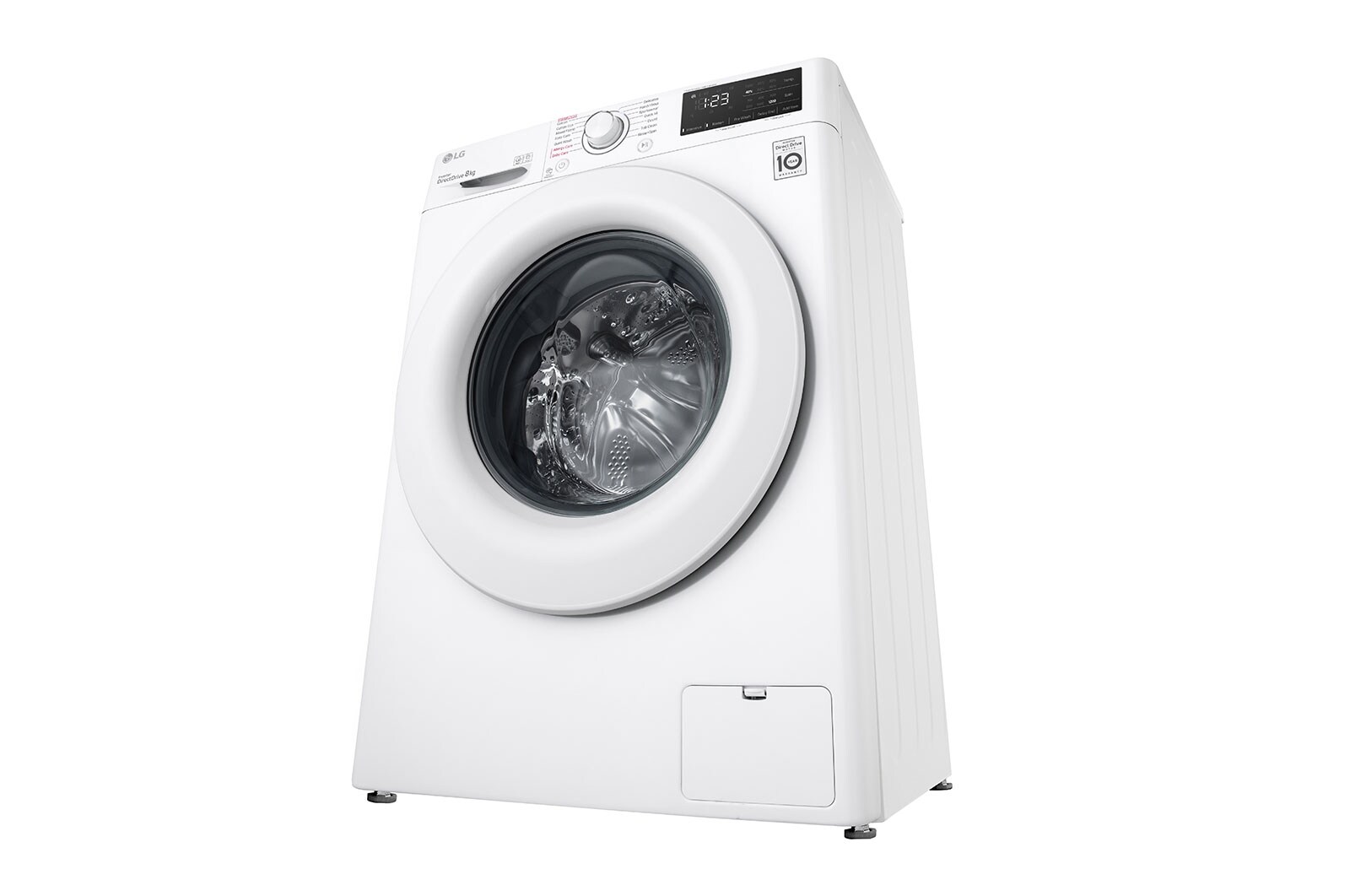 LG 8kg Front Loader Washing Machine with 6 Motion Direct Drive, WV3-1208W