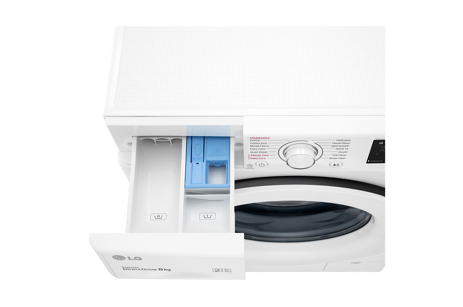 LG 8kg Front Loader Washing Machine with 6 Motion Direct Drive, WV3-1208W
