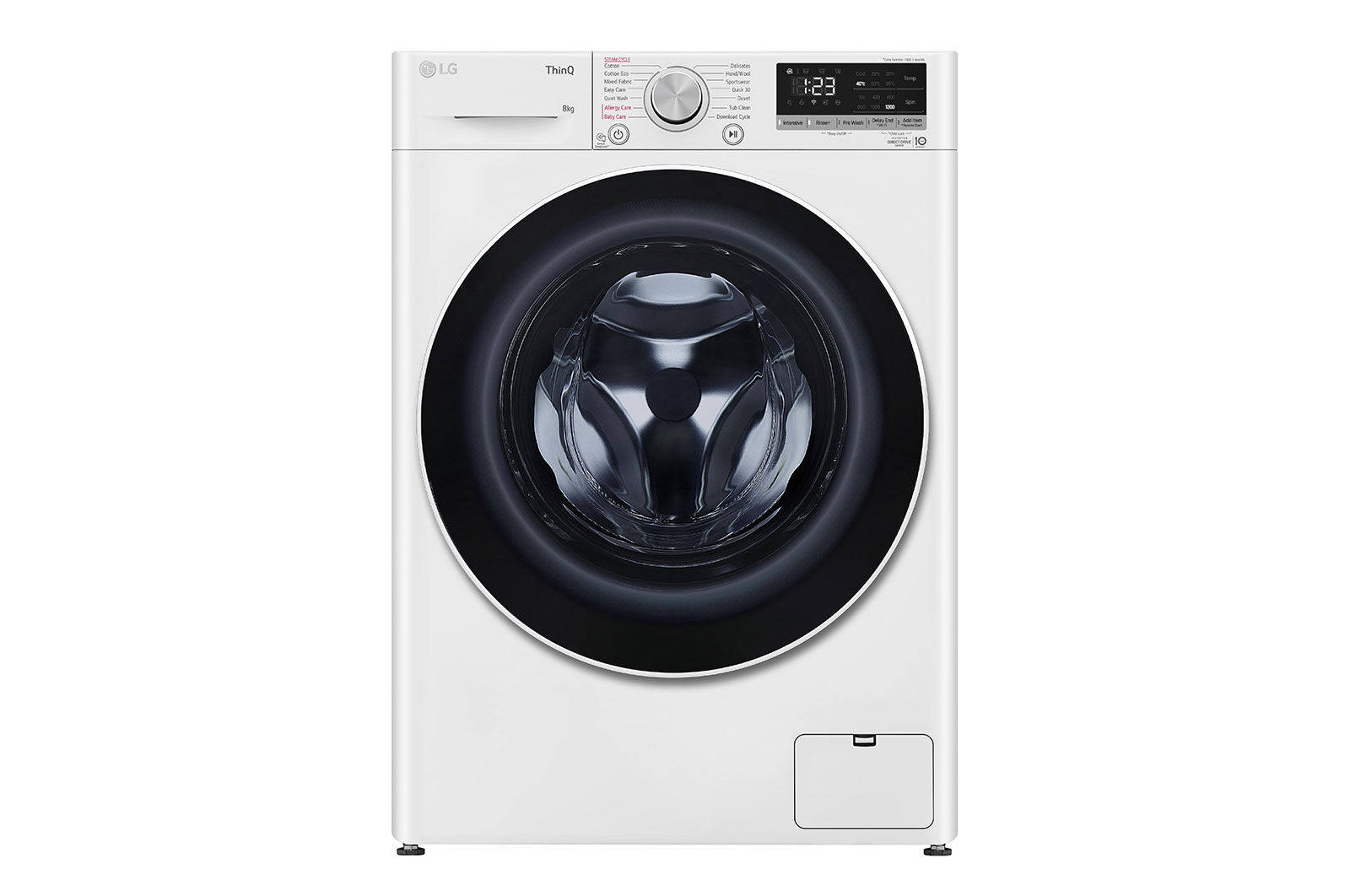 LG 8kg Series 5 Slim Front Load Washing Machine with Steam, WV5-1208W