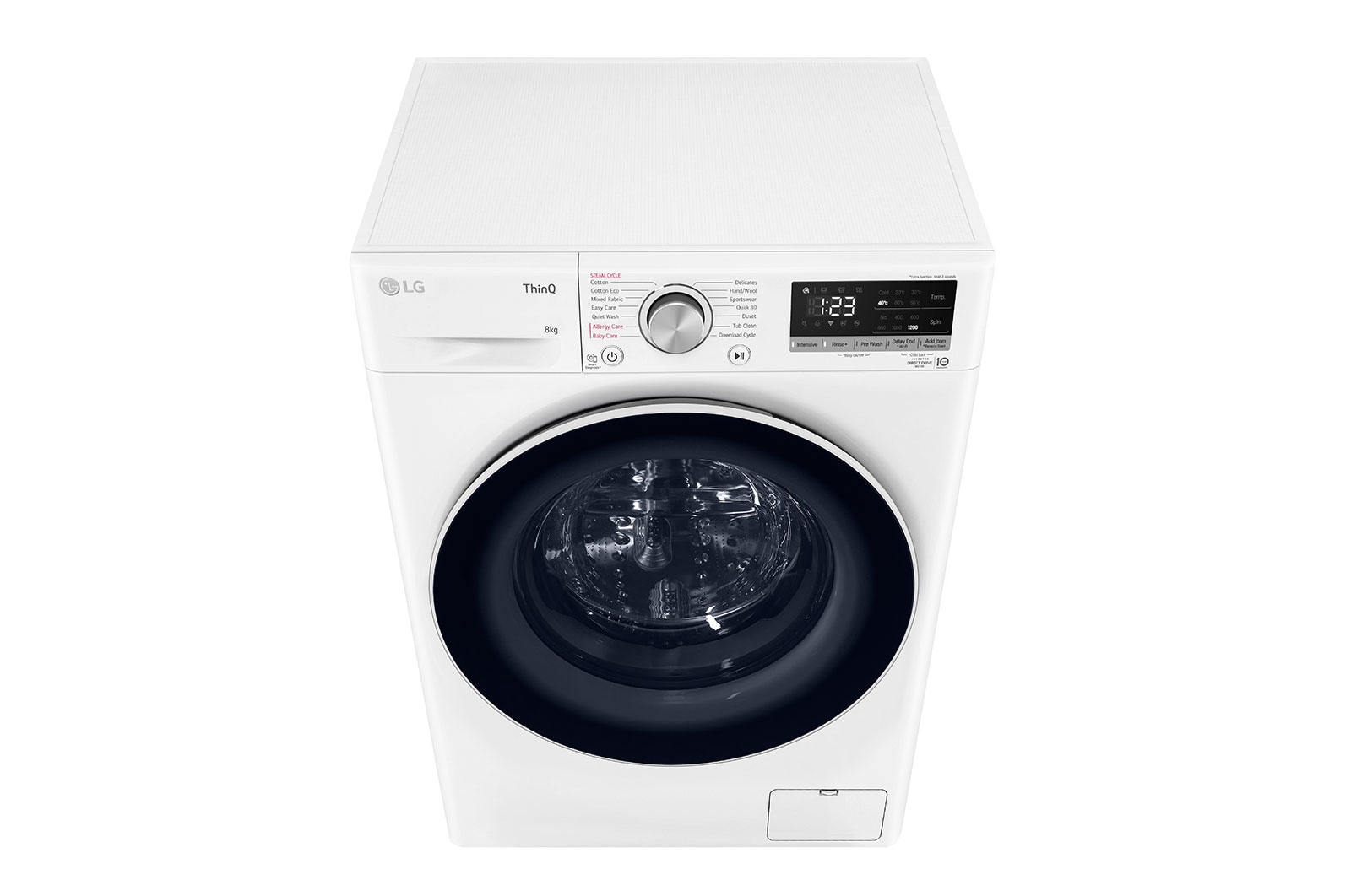 LG 8kg Series 5 Slim Front Load Washing Machine with Steam, WV5-1208W