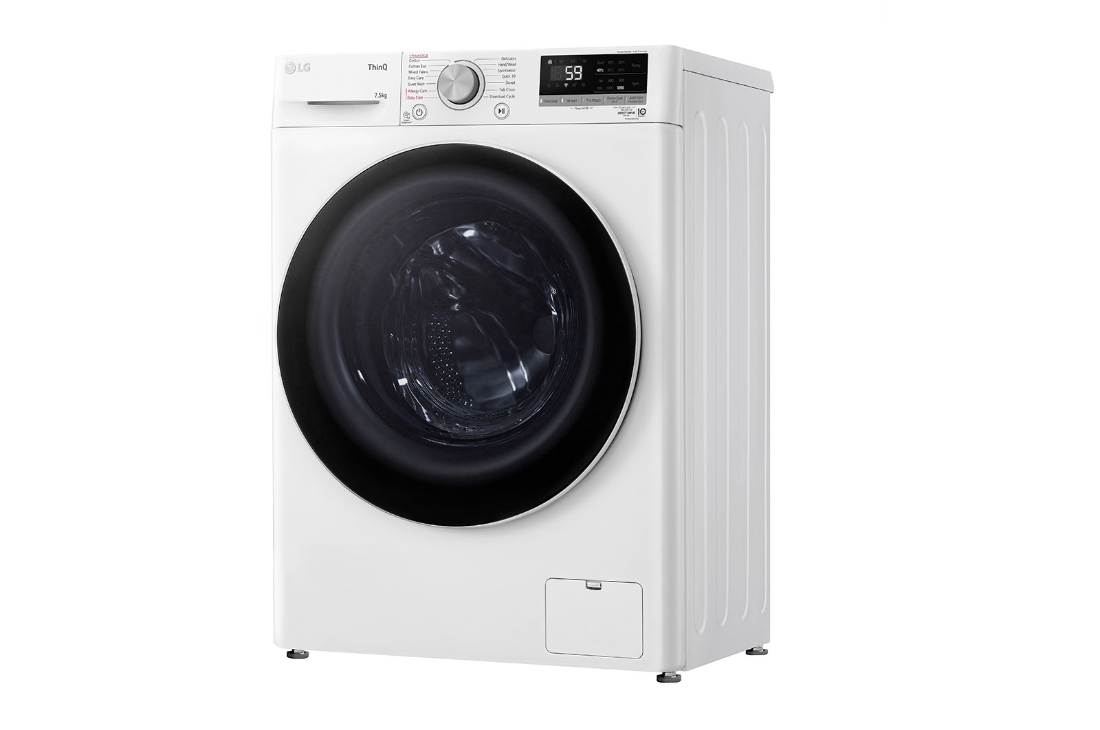 LG 7.5kg Series 5 Front Load Washing Machine with Steam , WV5-1275W