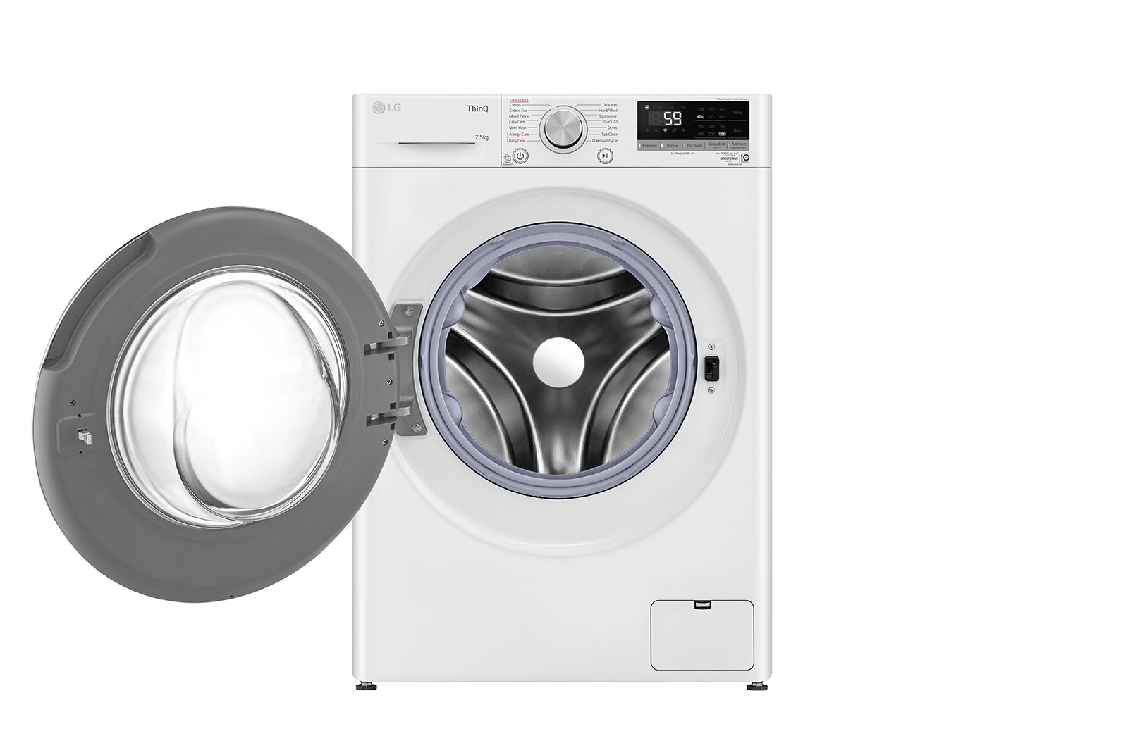 LG 7.5kg Series 5 Front Load Washing Machine with Steam , WV5-1275W