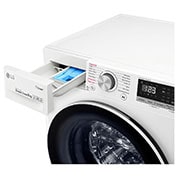 LG 8kg Series 5 Front Load Washing Machine + 8kg Heat Pump Dryer  Stacking Kit Bundle, WV5-1408SW