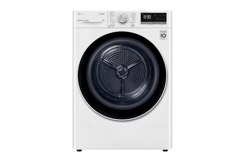 LG 8kg Series 5 Front Load Washing Machine + 8kg Heat Pump Dryer Stacking Kit Bundle, WV5-1408SW