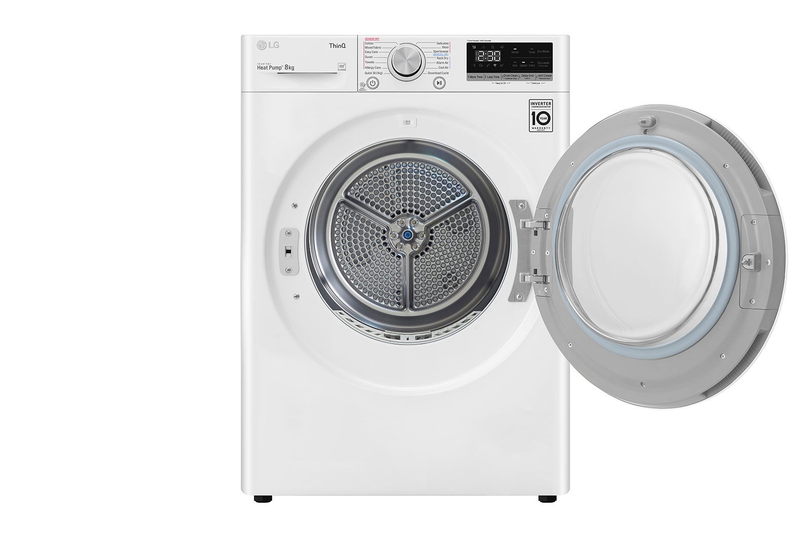 LG 8kg Series 5 Front Load Washing Machine + 8kg Heat Pump Dryer  Stacking Kit Bundle, WV5-1408SW