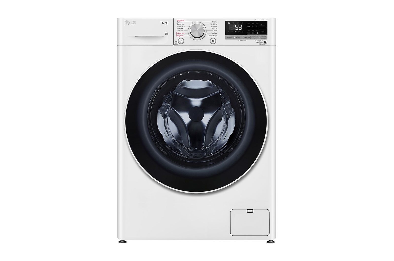 LG 8kg Series 5 Front Load Washing Machine with Steam, WV5-1408W