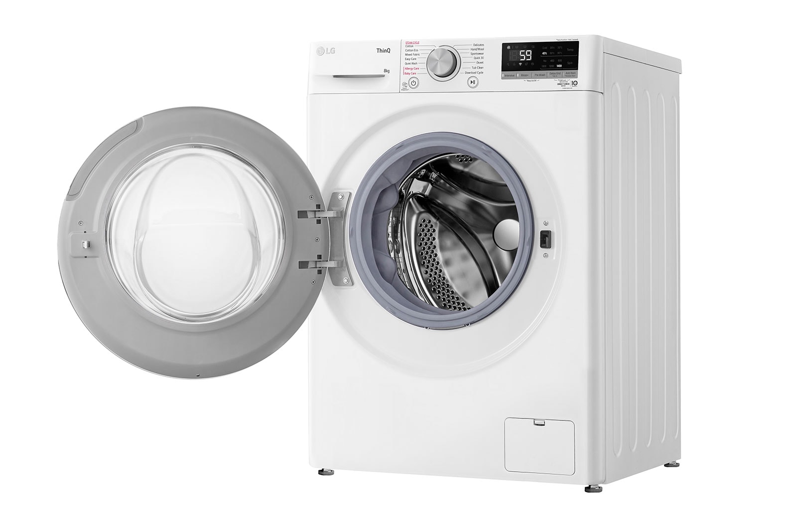 LG 8kg Series 5 Front Load Washing Machine with Steam, WV5-1408W