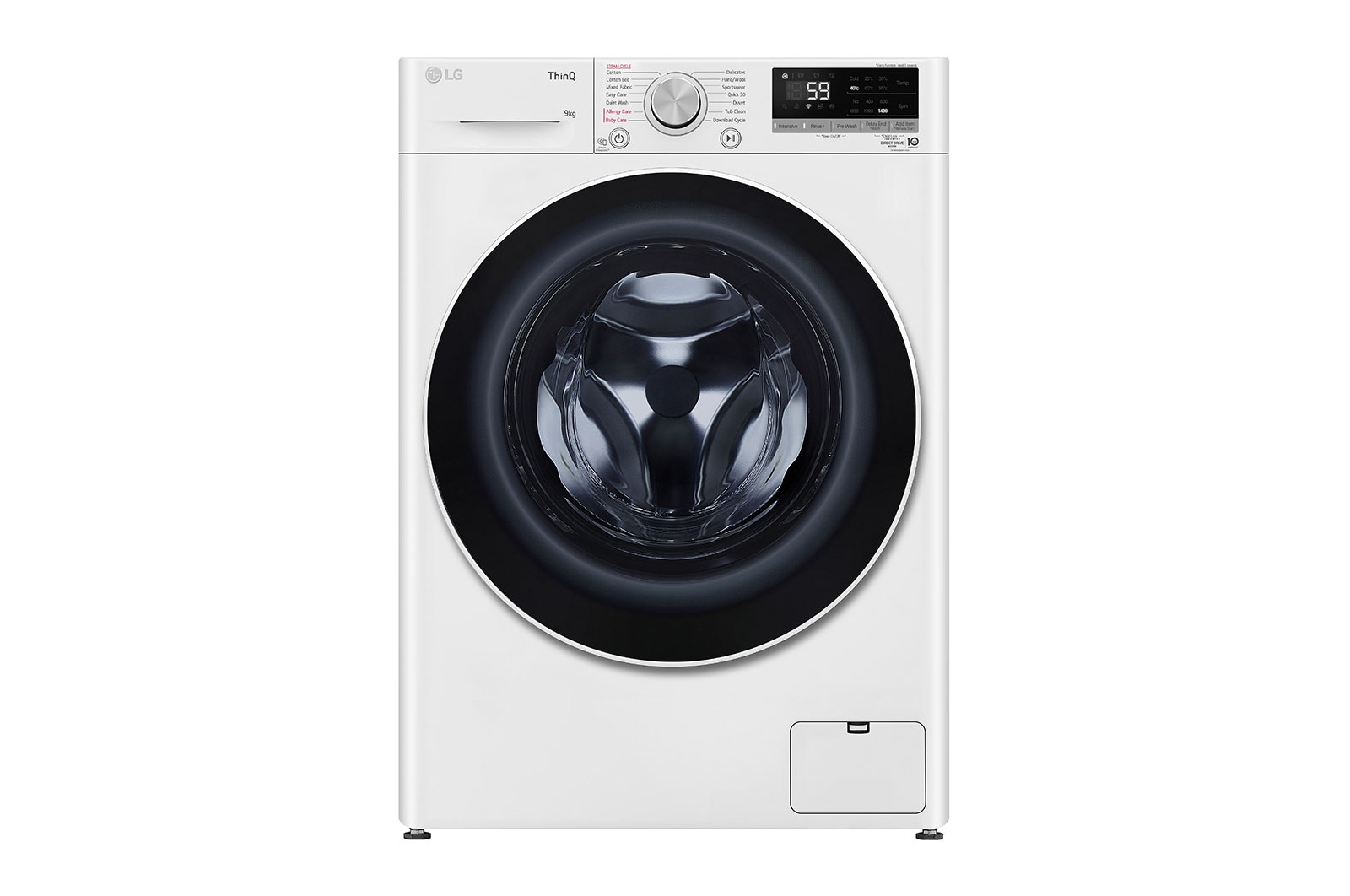 LG 9kg Series 5 Front Load Washing Machine with Steam, WV5-1409W