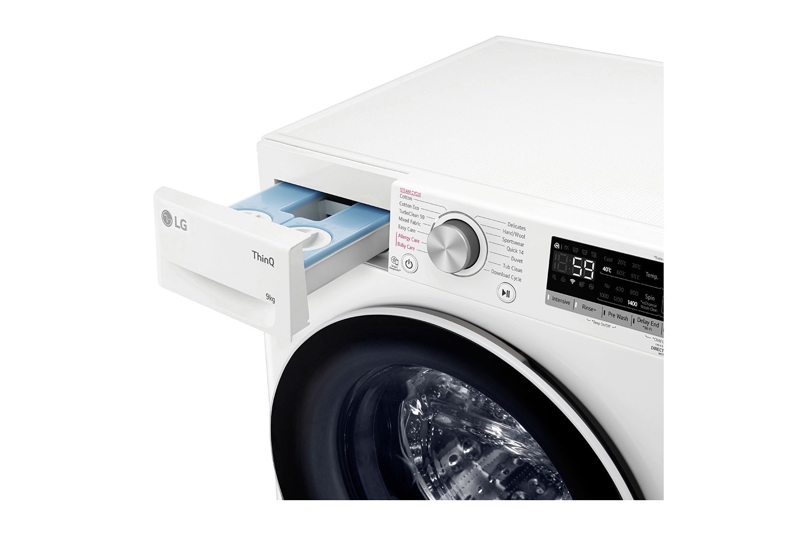 LG 9kg Series 6 Front Load Washing Machine with ezDispense®, WV6-1409W