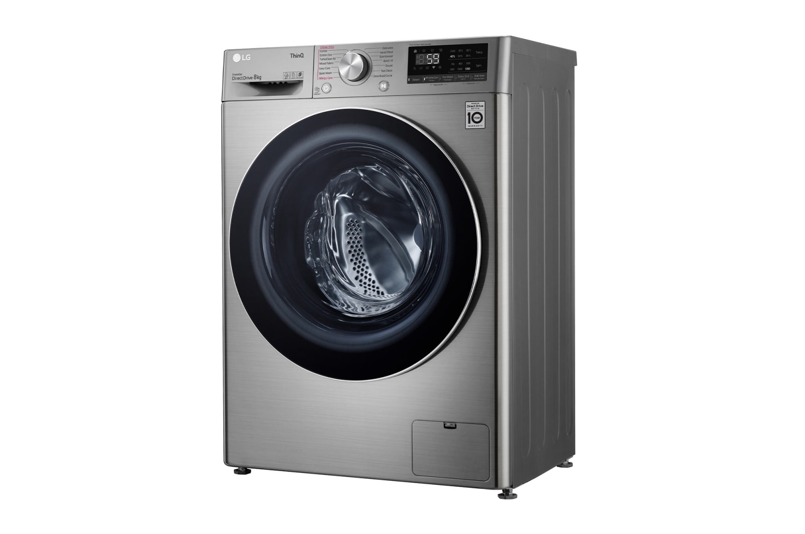 LG 8kg Front Load Washing Machine with Steam+, WV7-1208V