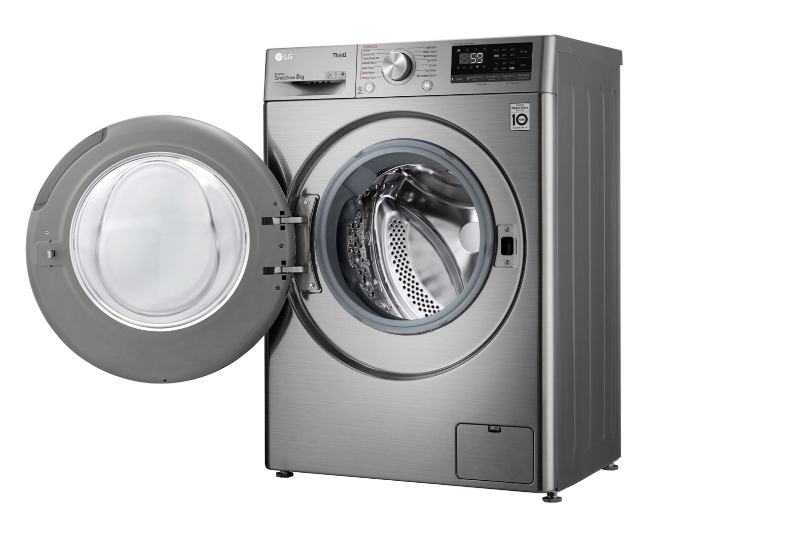 LG 8kg Front Load Washing Machine with Steam+, WV7-1208V