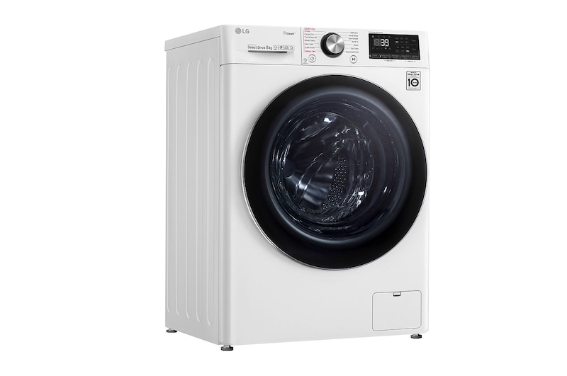 LG 8kg Front Load Washing Machine with Steam+, WV9-1408W