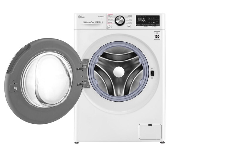 LG 8kg Front Load Washing Machine with Steam+, WV9-1408W