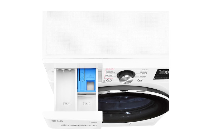 LG 8kg Front Load Washing Machine with Steam+, WV9-1408W