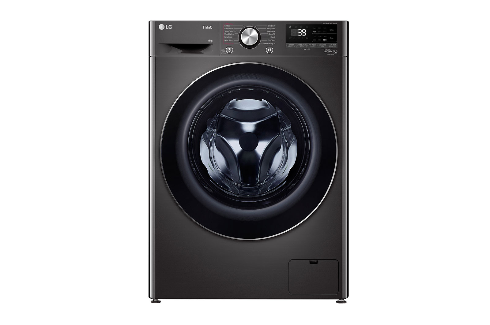 LG 9kg Series 9 Front Load Washing Machine with Steam+, WV9-1409B