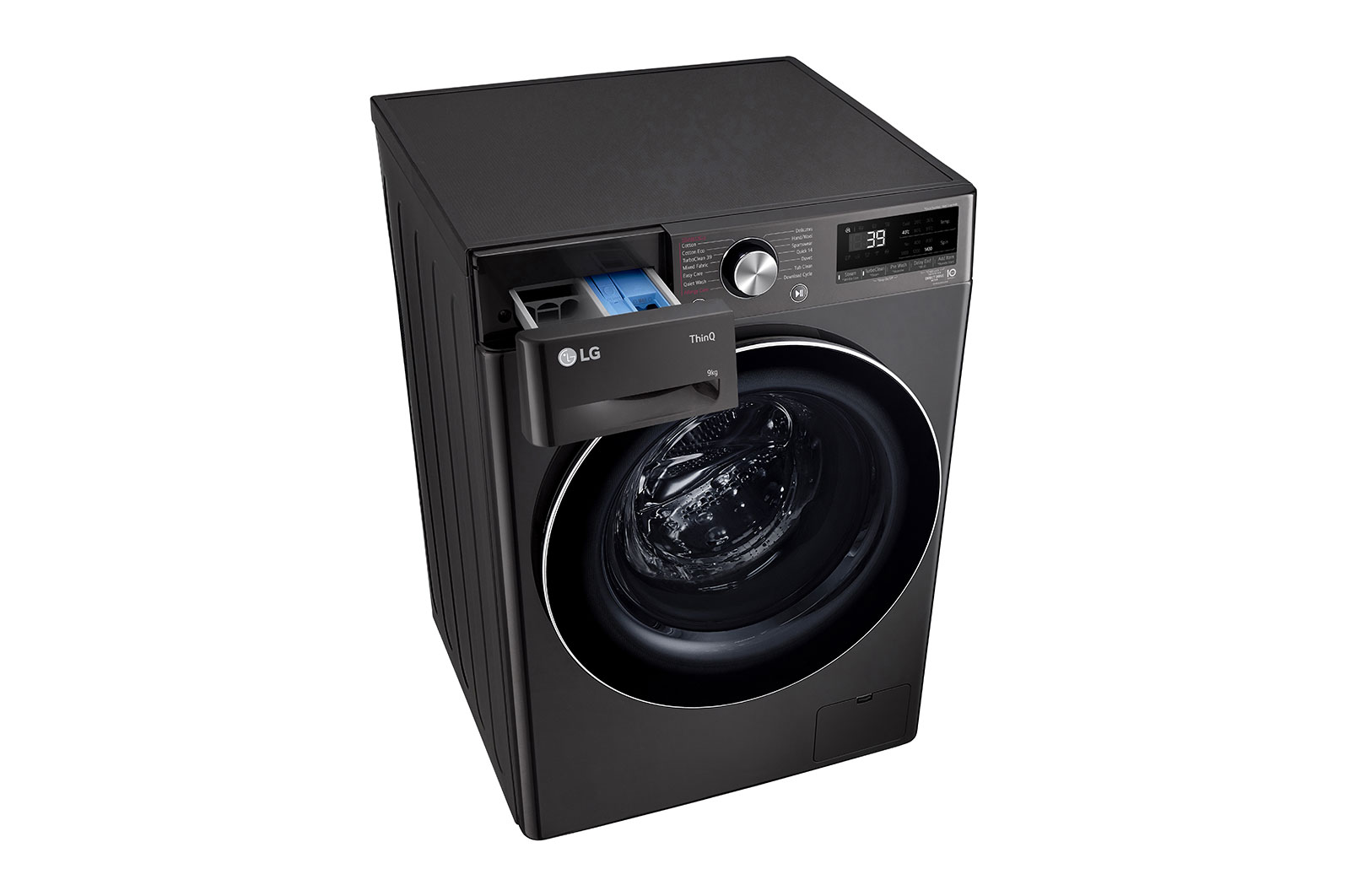 LG 9kg Series 9 Front Load Washing Machine with Steam+, WV9-1409B