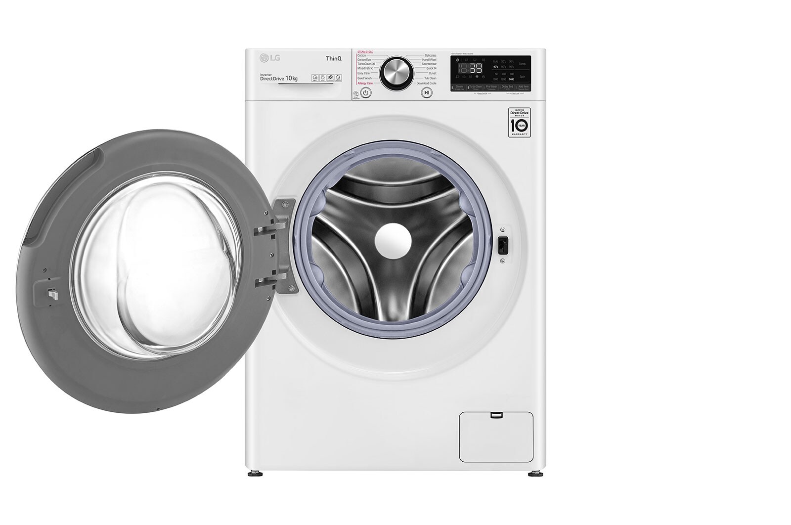 LG 10kg Series 9 Front Load Washer - Steam+, WV9-1410W