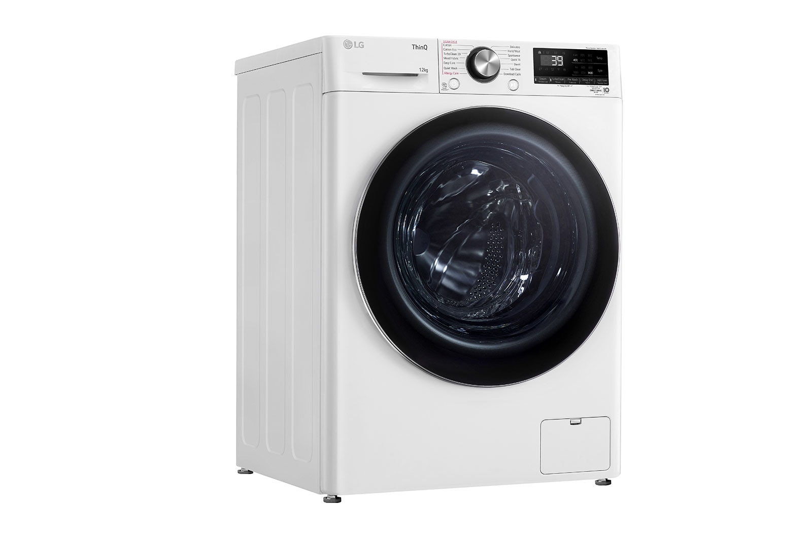 LG 12kg Series 9 Front Load Washer - Steam+, WV9-1412W