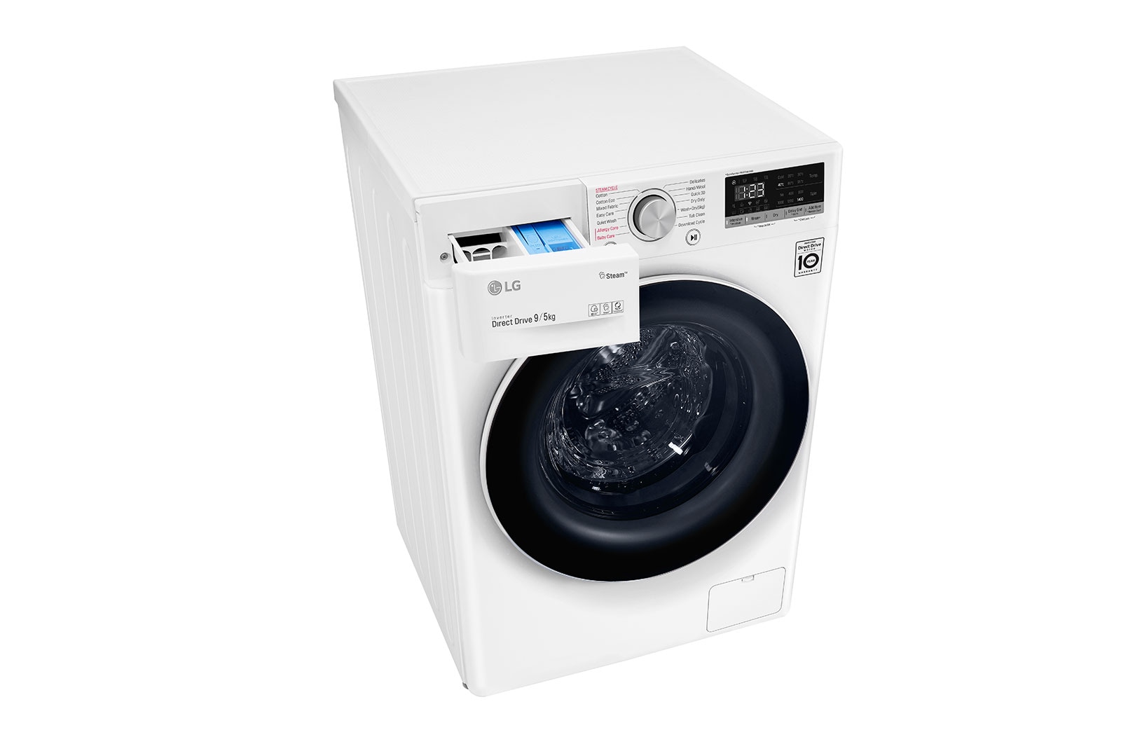 LG 9kg/5kg Series 5 Washer Dryer Combo - Steam, WVC5-1409W