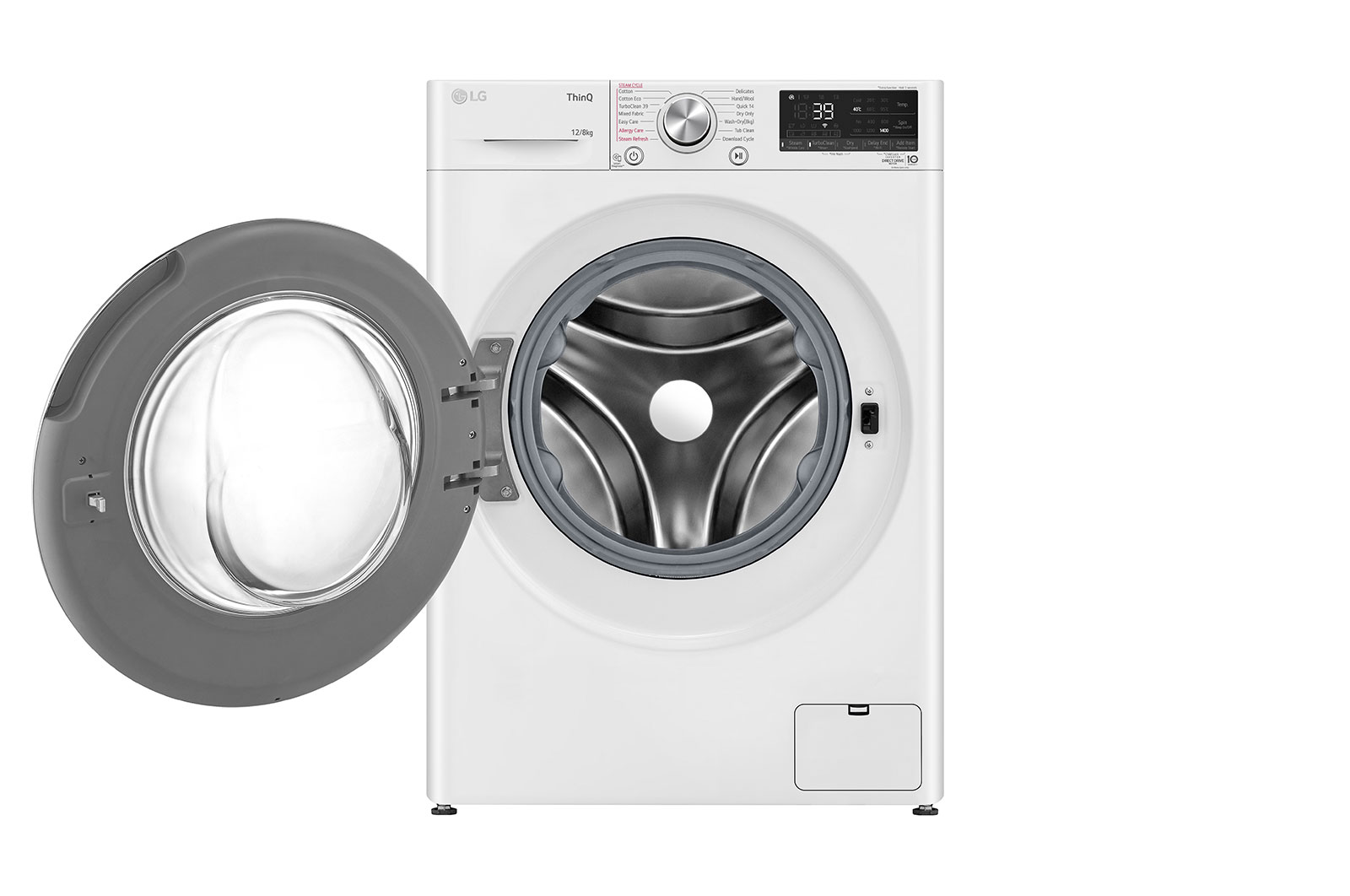 LG 12/8kg Series 9 Washer Dryer Combo - Steam, WVC9-1412W