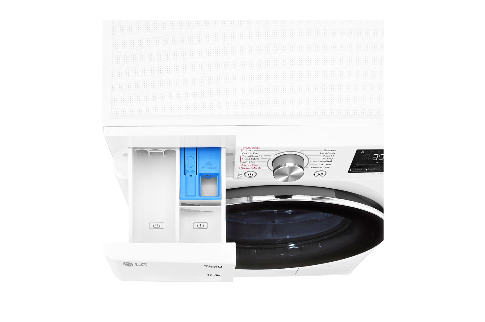 LG 12/8kg Series 9 Washer Dryer Combo - Steam, WVC9-1412W