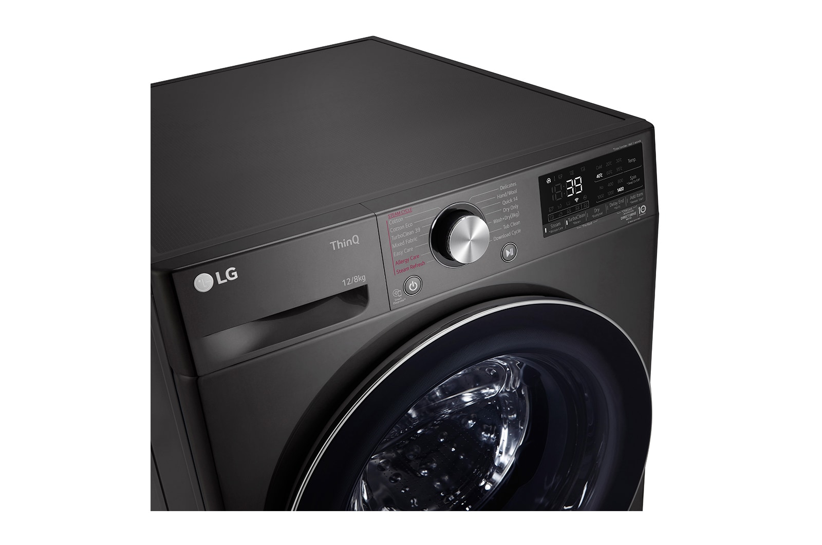 LG 12/8kg Series 9 Washer Dryer Combo - Steam, WVC9-1412B