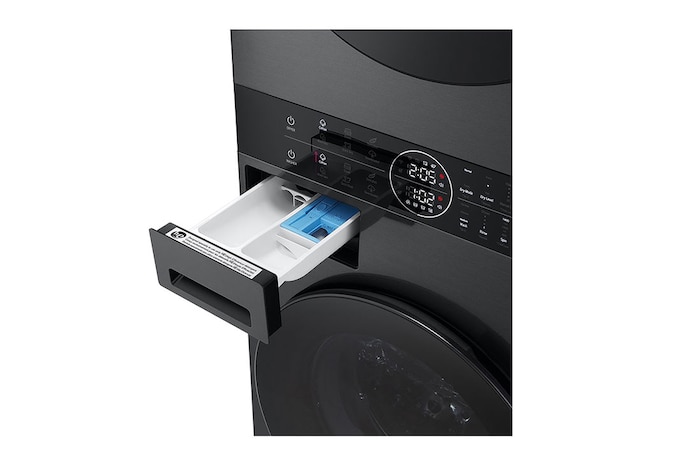 LG 12/9kg WashTower™ Stacked Washer Dryer Black, WWT-1209B