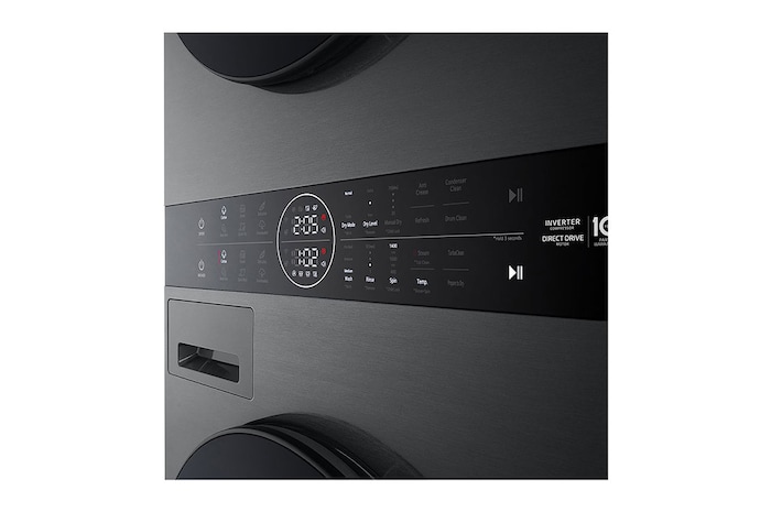LG 12/9kg WashTower™ Stacked Washer Dryer Black, WWT-1209B