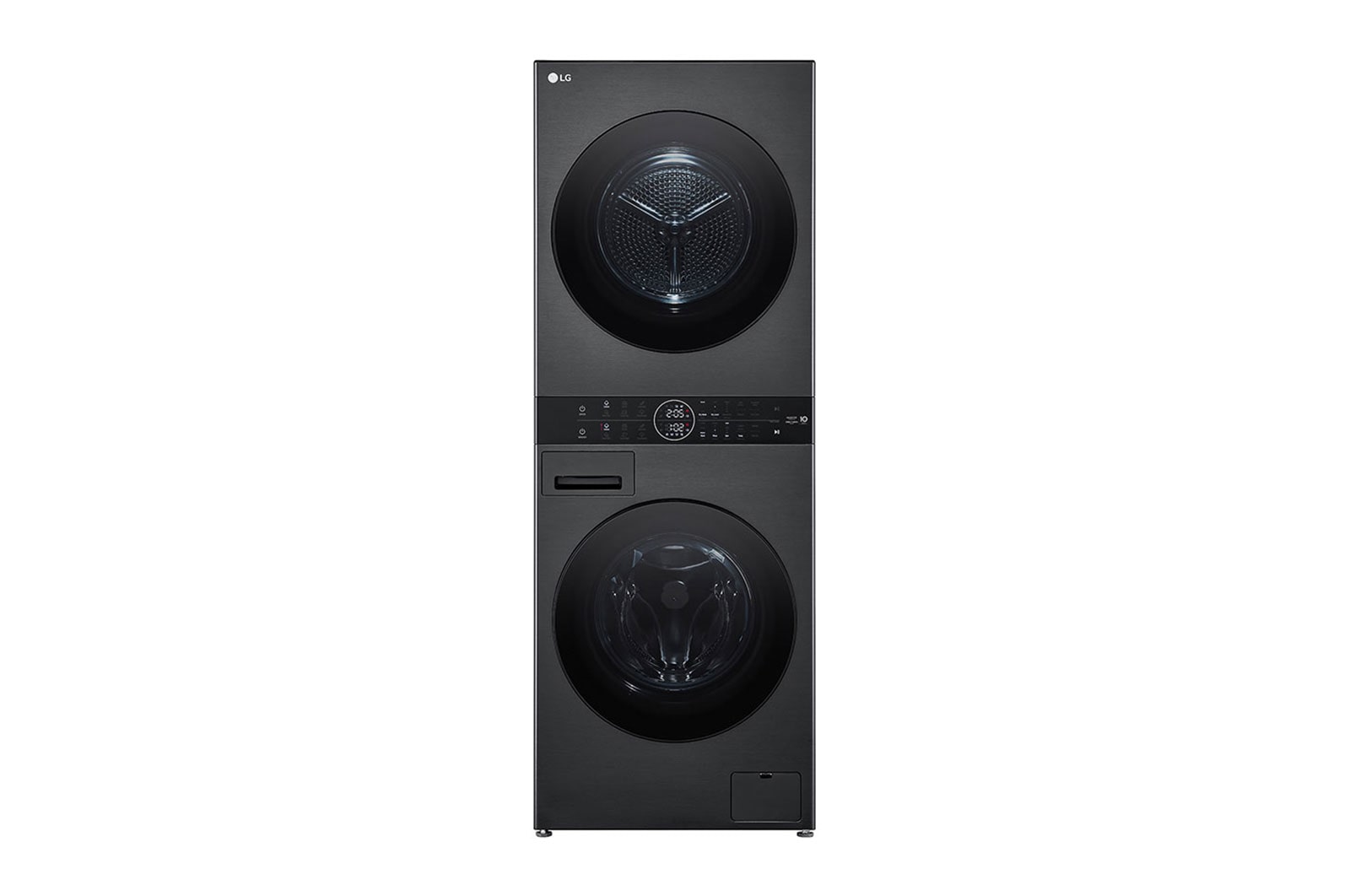 LG 12/9kg WashTower™ All-In-One Stacked Washer Dryer in Platinum Black, WWT-1209B