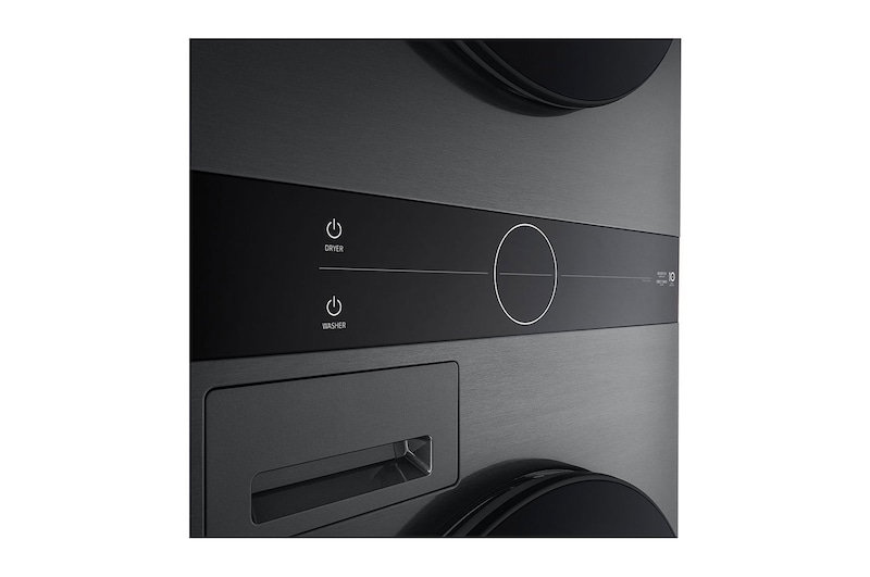 LG 12/9kg WashTower™ Stacked Washer Dryer Black, WWT-1209B